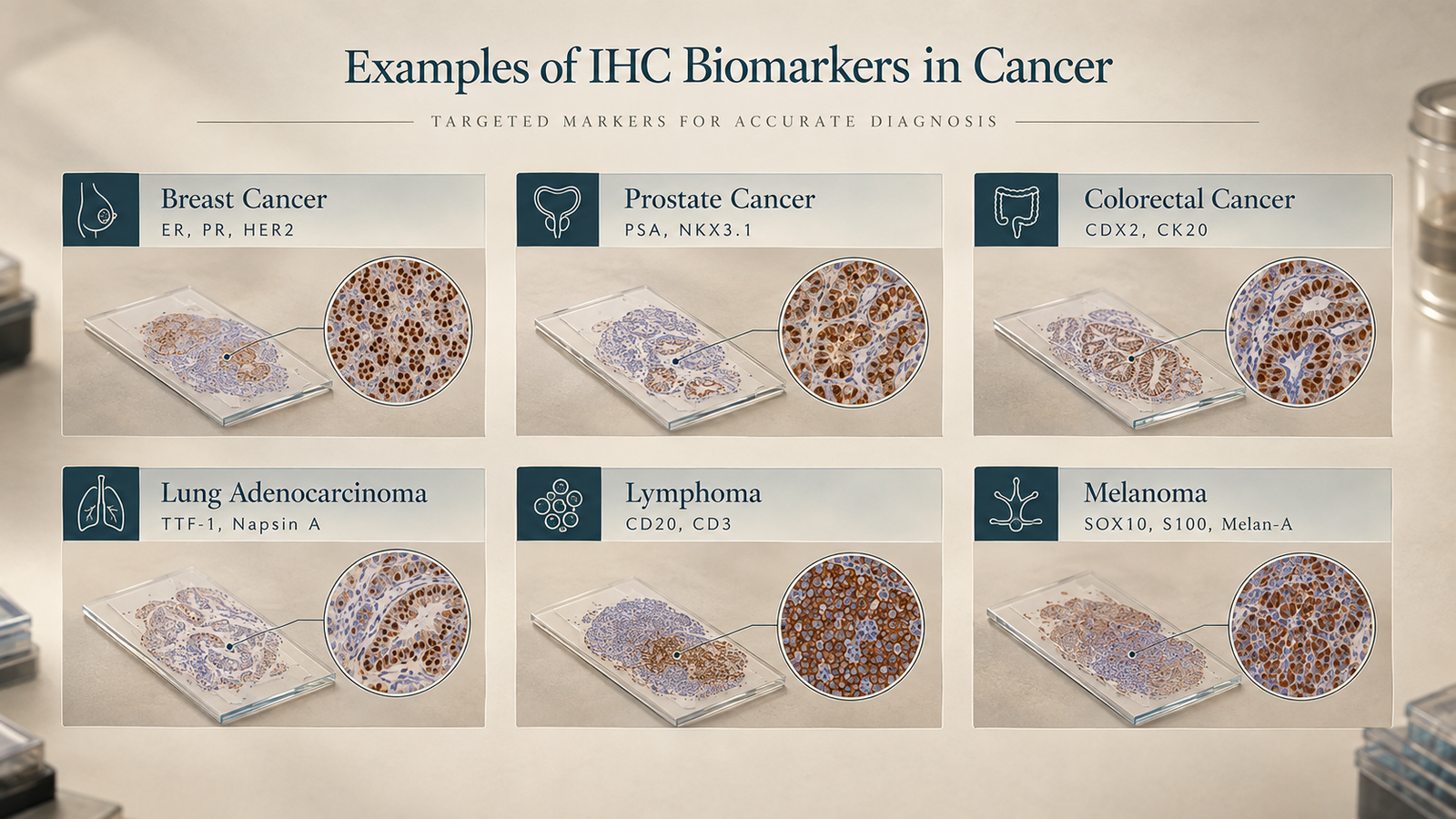 Immunohistochemistry (IHC) in cancer diagnosis