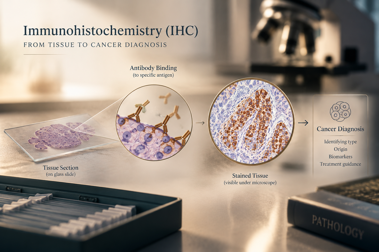 Immunohistochemistry (IHC) in cancer diagnosis
